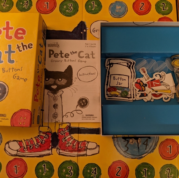 Pete the Cat Groovy Buttons Game. Based on the NY Times Best Selling Book Series - Picture 3 of 5